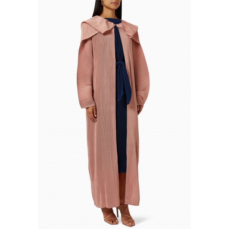 Eleven Eleven Fashion - Lily Abaya & Inner Dress Set Pink