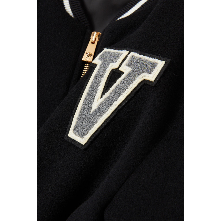 Versace - Varsity Jacket in Wool Blend
