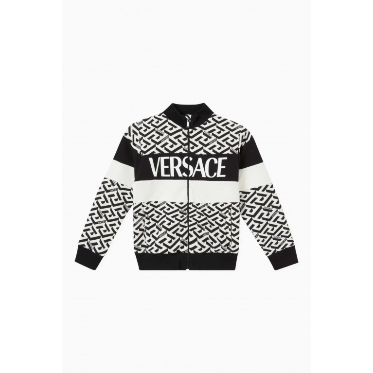 Versace - La Greca Logo Sweatshirt in Cotton