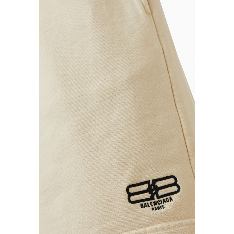 Balenciaga - BB Sweat Shorts in Fleece Jersey