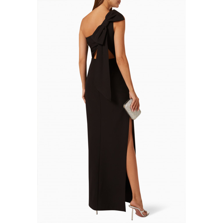 Marchesa Notte - One-shoulder Gown in Stretch-jersey