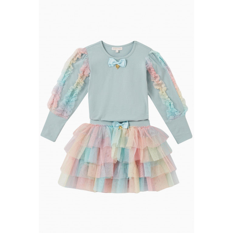 Angel's Face - Harlie Ruffle Top in Cotton-jersey