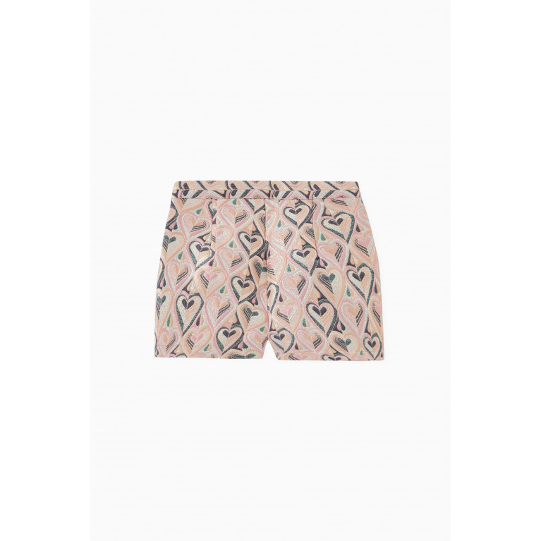 Angel's Face - Vanessa Heart Shorts in Jacquard Pink