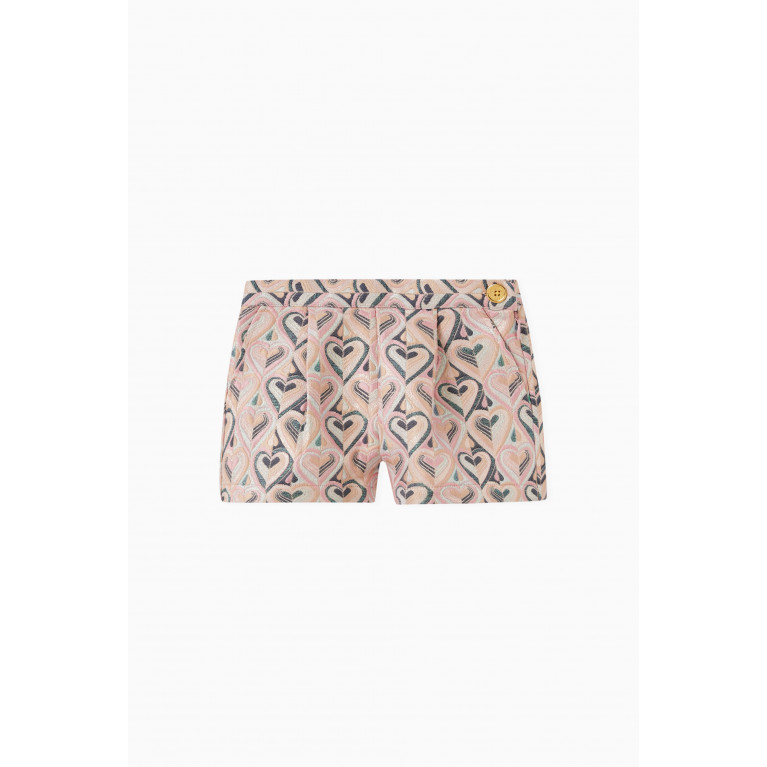 Angel's Face - Vanessa Heart Shorts in Jacquard Pink