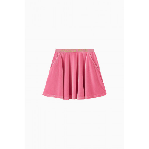 Angel's Face - Bryony Logo Skirt in Velvet Pink