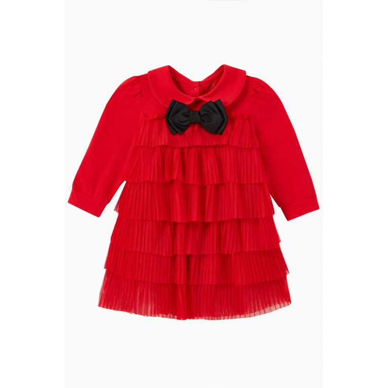Angel's Face - Tallulah Bow Dress in Pleated-tulle