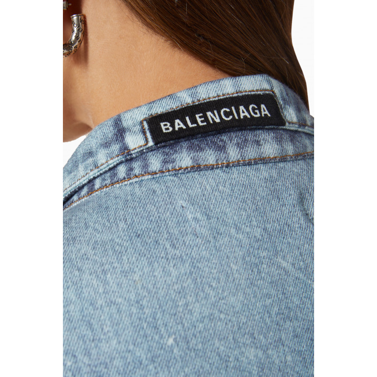 Balenciaga - Trompe L'oeil Jacket Dress in Denim