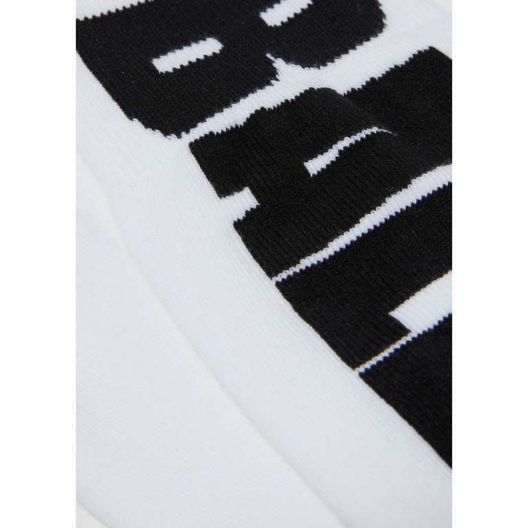 Balenciaga - Balenciaga - Bold Logo Tennis Socks in Sponge-knit