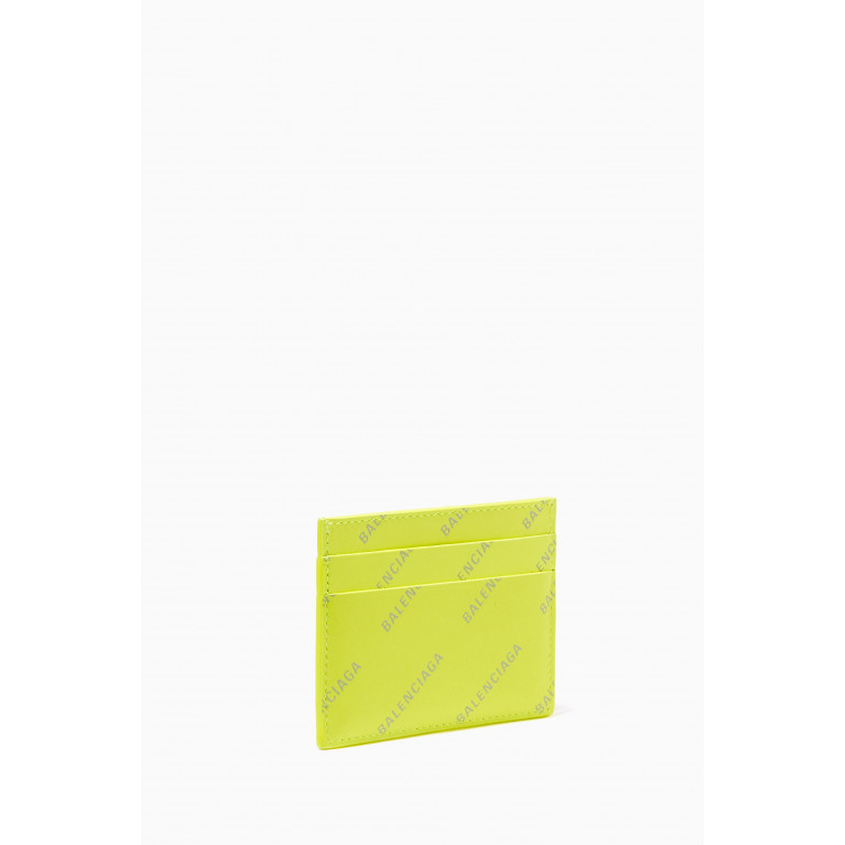 Balenciaga - Cash Embossed-logo Card Holder in Leather