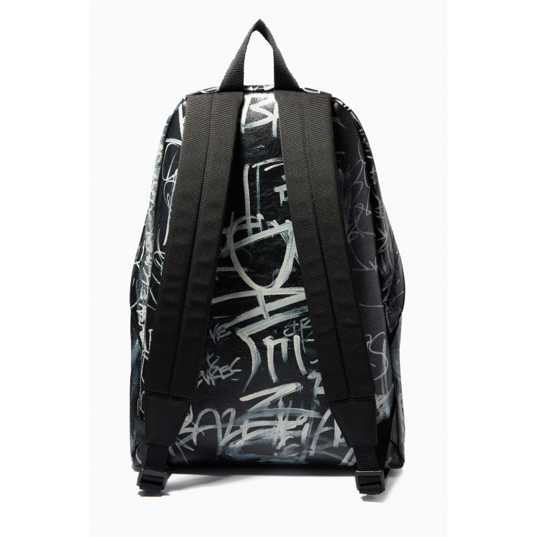 Balenciaga - Explorer Backpack in Graffiti-printed Arena Lambskin