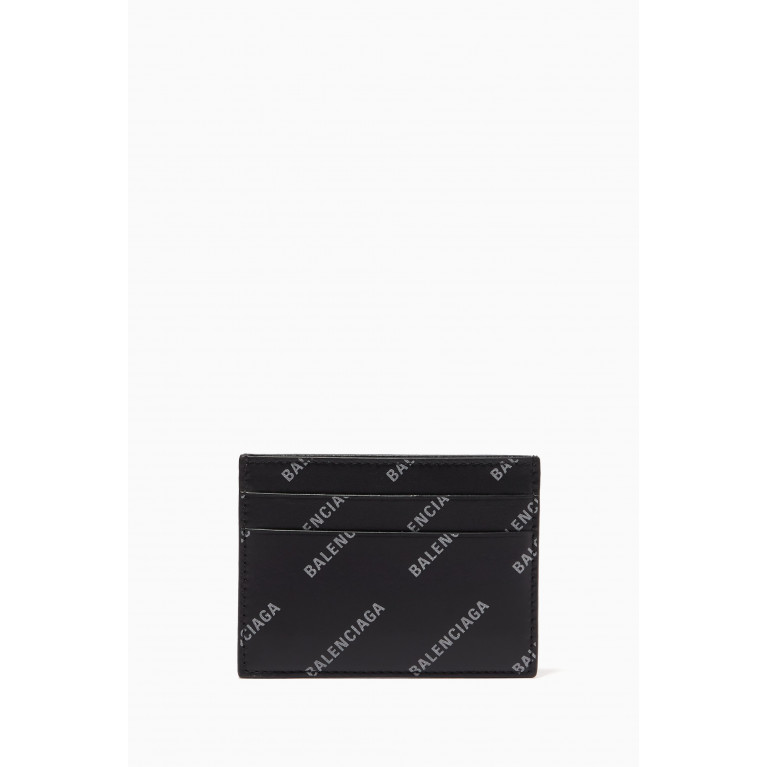 Balenciaga - Logo Cash Card Holder in Leather