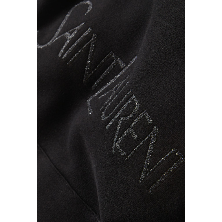 Saint Laurent - Logo-embroidered Sweatshirt in Cotton