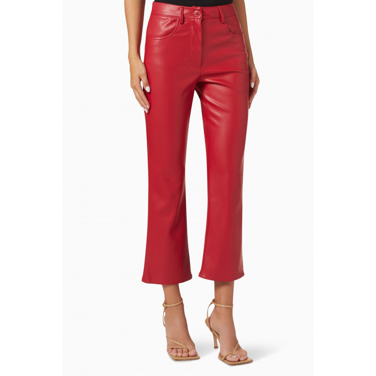 Marella - Nias Flared Jersey Pants Red