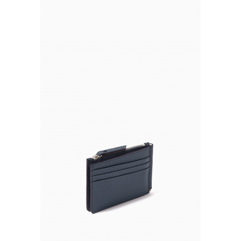 Maison Margiela - Money Clip Bi-fold Wallet in Grained Leather