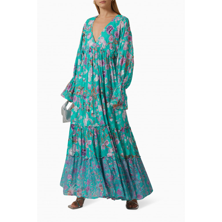 Hemant & Nandita - Tara Printed Maxi Dress