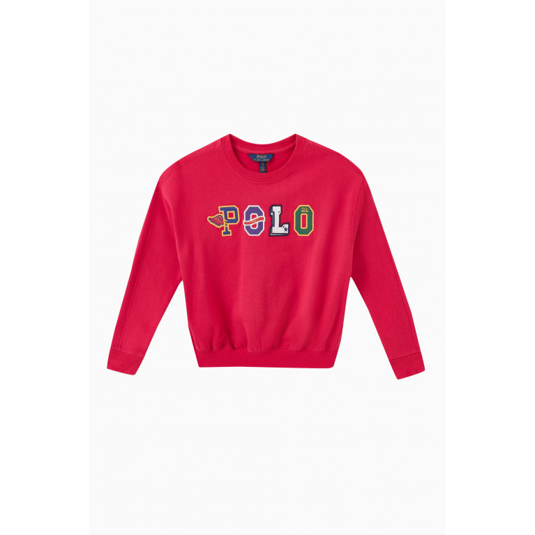 Polo Ralph Lauren - Polo Logo Patch Sweatshirt in Cotton
