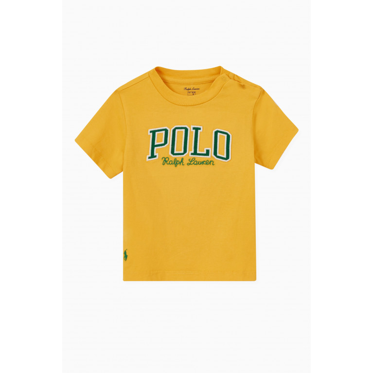 Polo Ralph Lauren - Polo Varsity Logo T-shirt in Cotton