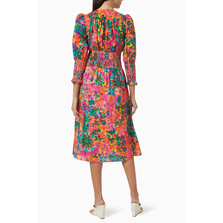Elliatt - Aura Floral-print Midi Dress