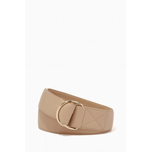 Max Mara - Norma D-ring Belt in Leather