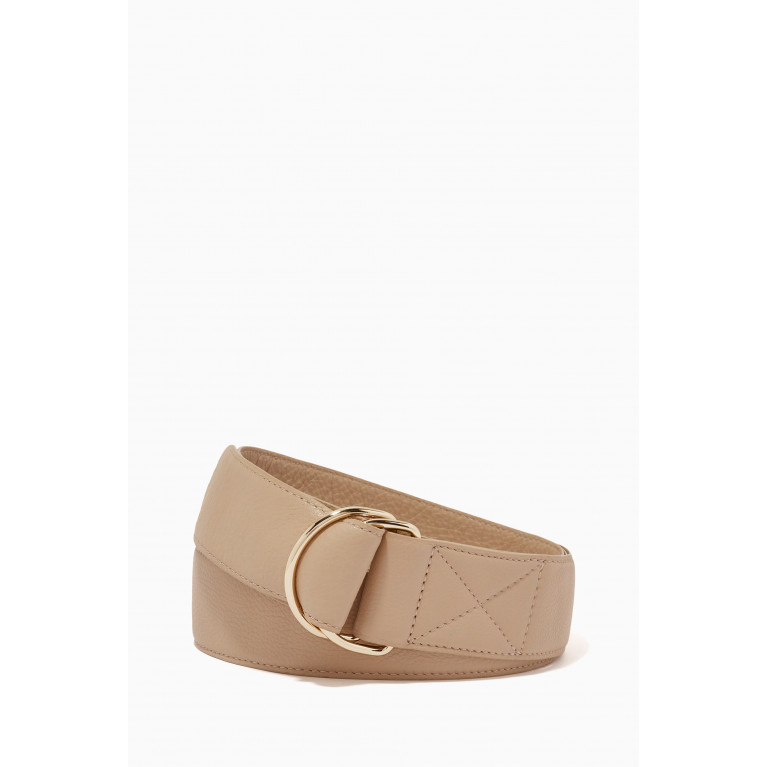 Max Mara - Norma D-ring Belt in Leather