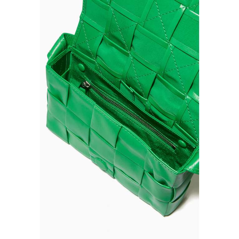 Bottega Veneta - Cassette Crossbody Bag in Intrecciato Leather