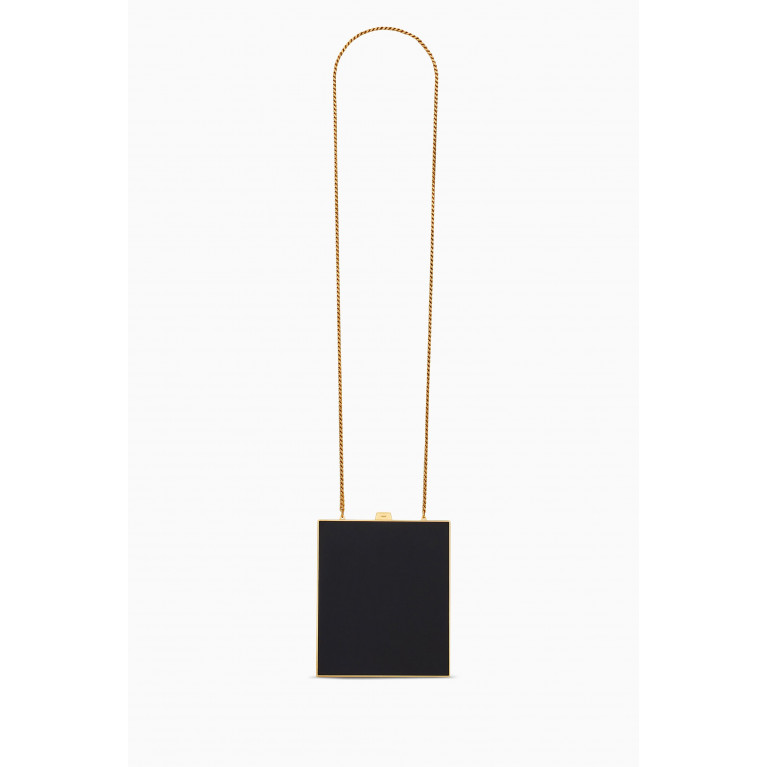 Saint Laurent - Tuxedo Box Bag in Plexiglass & Metal