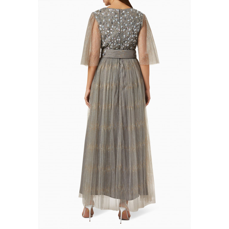 Aanchal Chanda - Sequin-embellished Maxi Dress