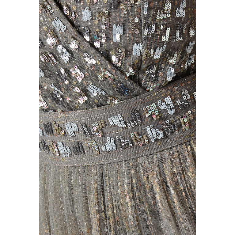 Aanchal Chanda - Sequin-embellished Maxi Dress