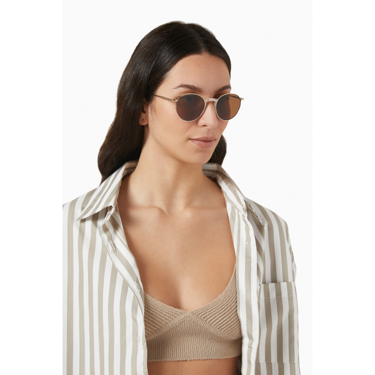 Jimmy Fairly - Ice Round Sunglasses in Metal