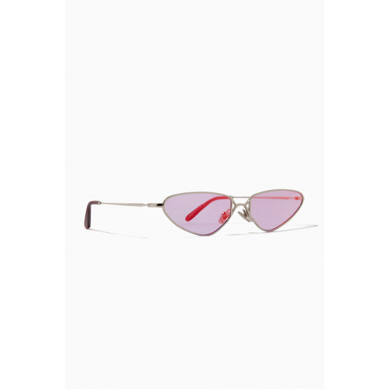 Jimmy Fairly - Baby Rectangle Sunglasses in Metal