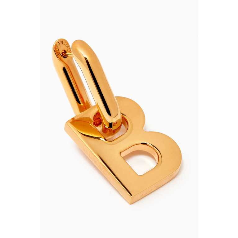 Balenciaga - B Chain XL Earrings in Brass
