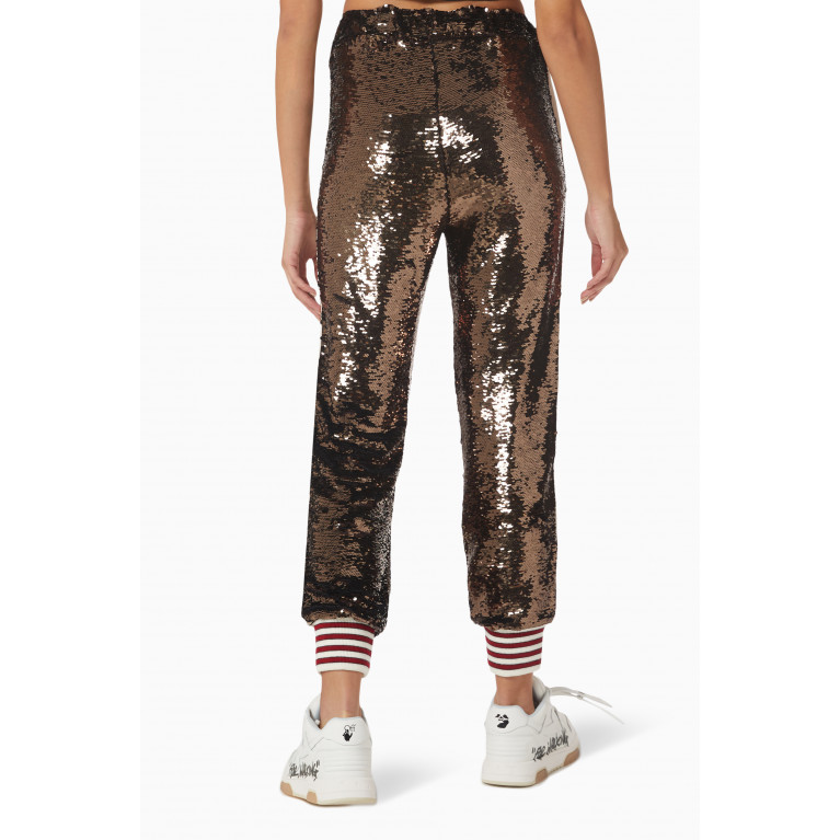 Palm Angels - Embellished Track Pants in Stretch Rayon