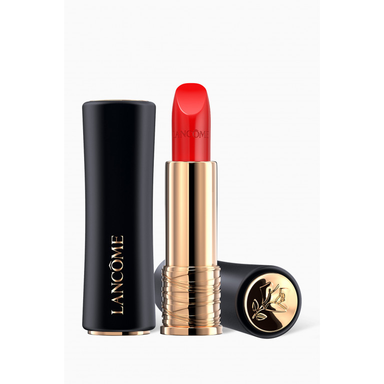 Lancome - 525 French-Bisou L'Absolu Rouge Cream Lipstick, 3.4g