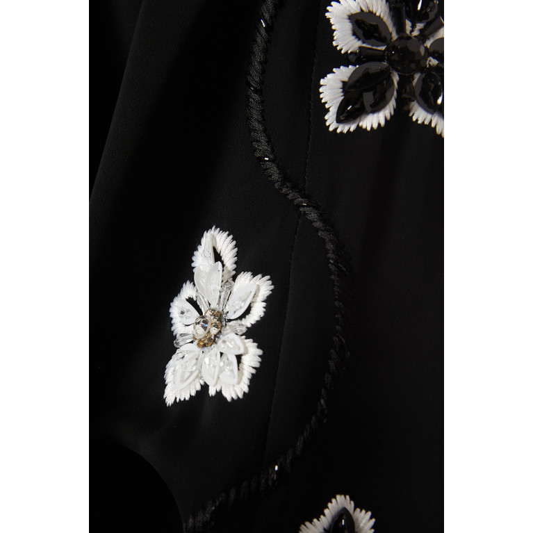 R-Design - Floral Embroidery Abaya