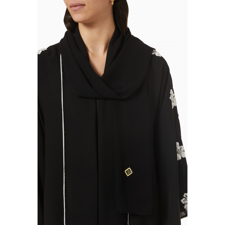 R-Design - Floral Embroidery Abaya