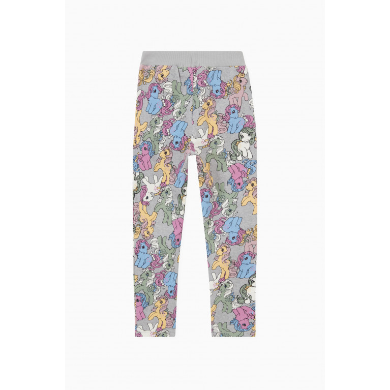 Name It - My Little Pony Print Sweatpants in Cotton Grey