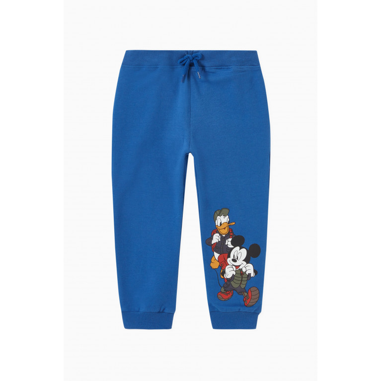 Name It - Mickey & Friends Sweatpants in Stretch-cotton Blue