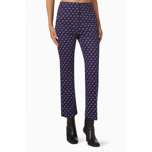 Marella - Spia Patterned Pants in Jacquard-jersey