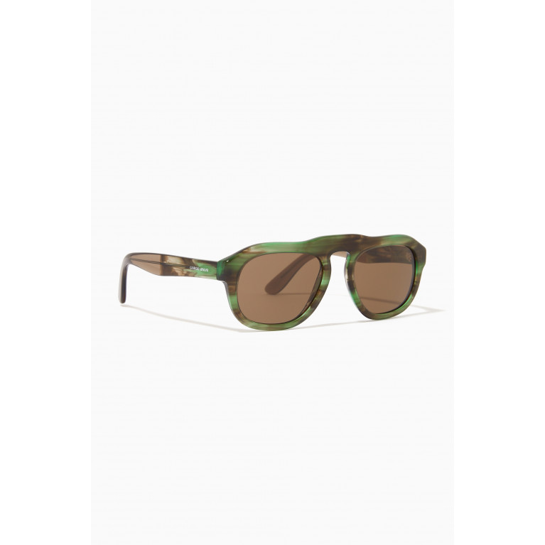 Giorgio Armani - D-frame Sunglasses in Acetate