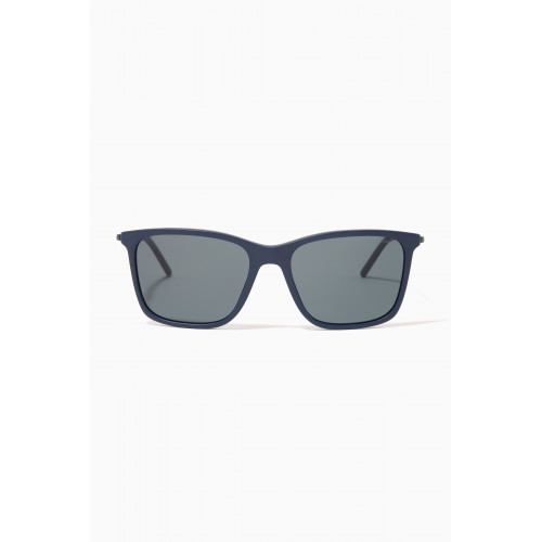 Giorgio Armani - D-frame Sunglasses in Acetate & Metal Blue