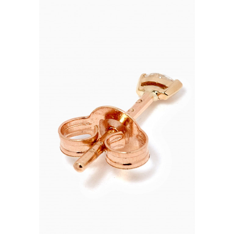 Otiumberg - Diamond Marquise Single Stud Earring in 9kt Yellow Gold