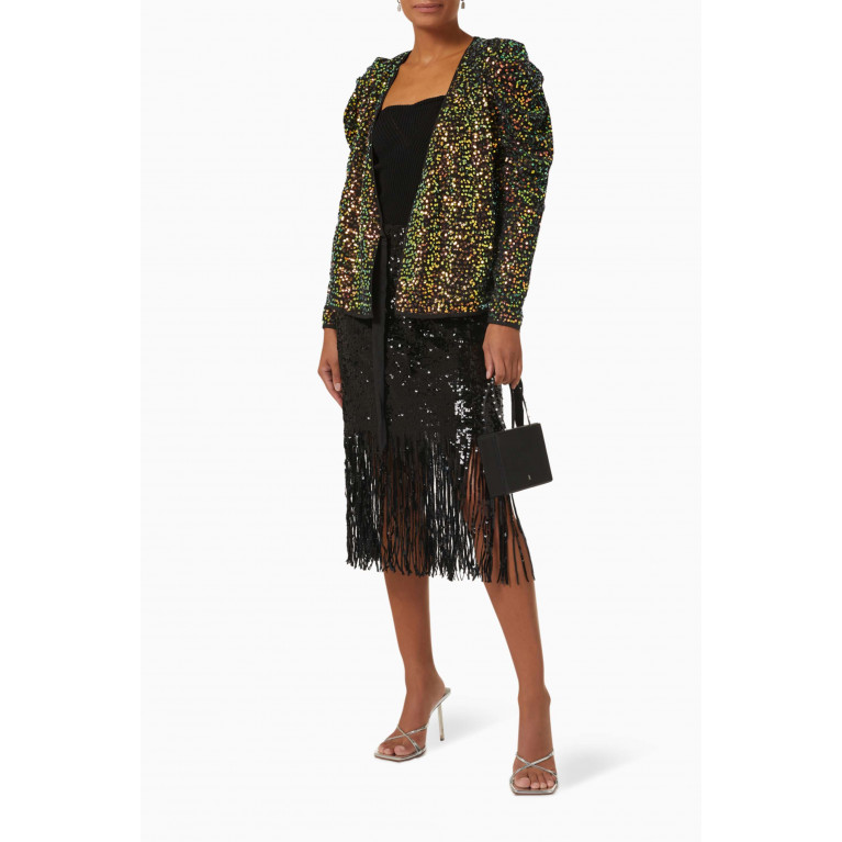 Y.A.S - Yassiglo Wrap Top in Sequins