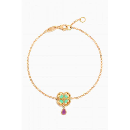 Damas - Farfasha Giardino Dangle Bracelet in 18kt Yellow Gold