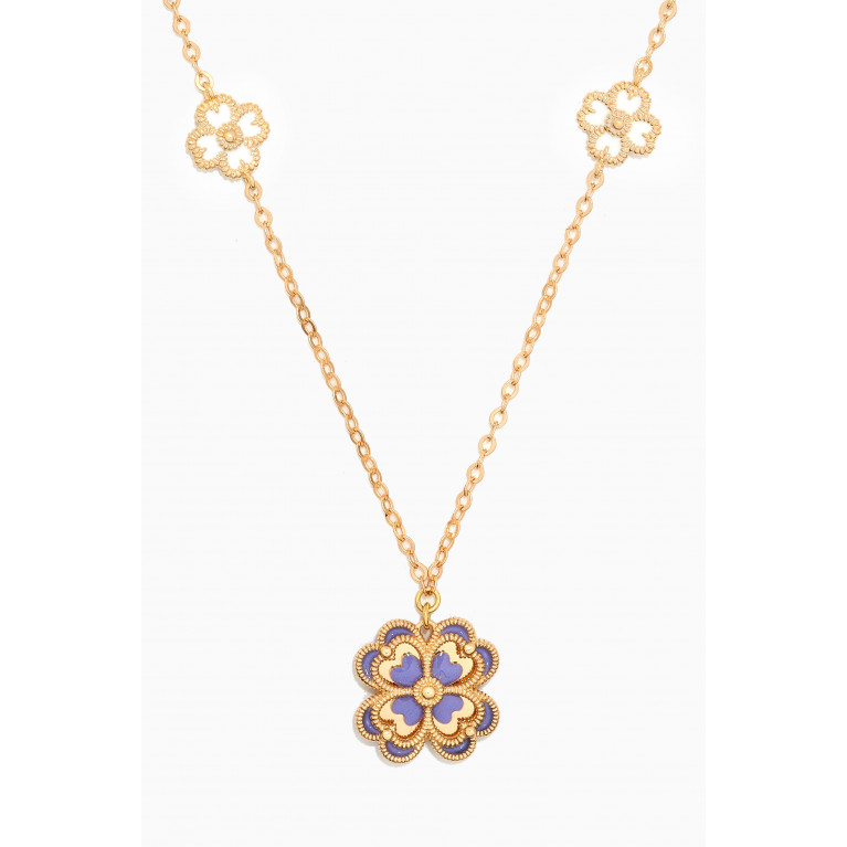 Damas - Farfasha Giardino Necklace in 18kt Yellow Gold