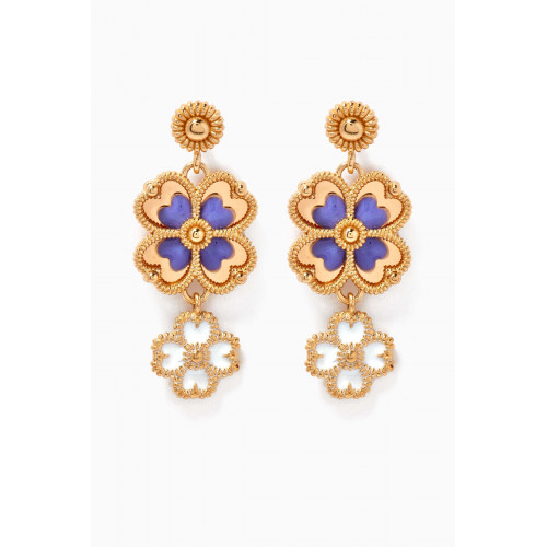 Damas - Farfasha Giardino Drop Earrings in 18kt Yellow Gold