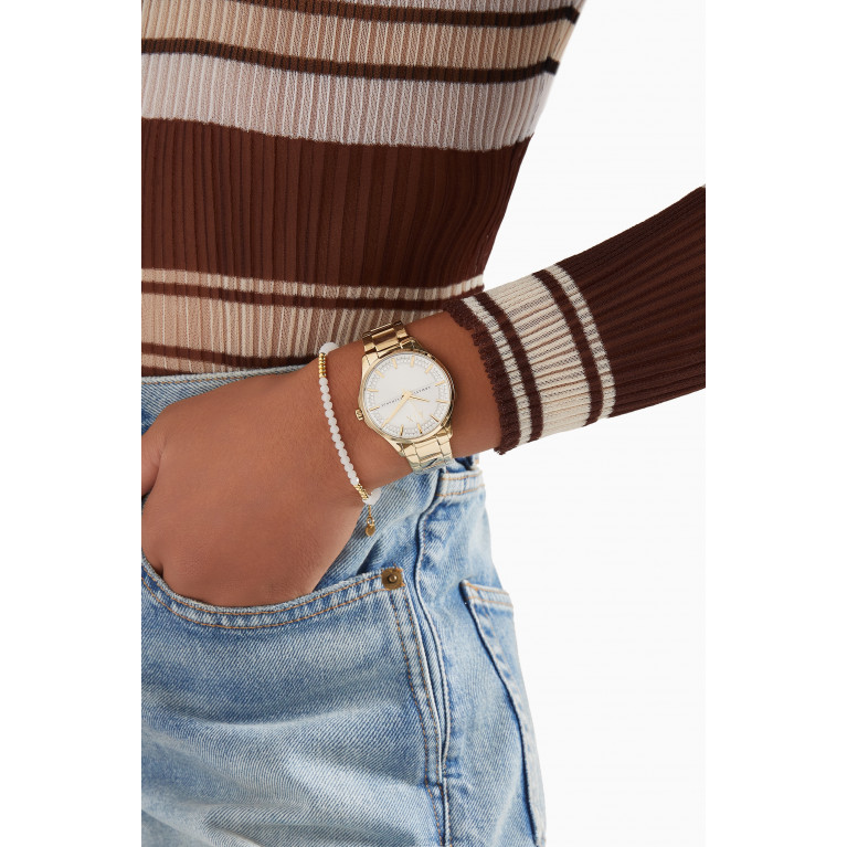 Armani - Lady Hampton Quartz Watch & Bracelet Set, 36mm
