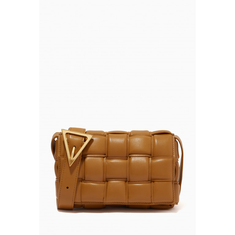 Bottega Veneta - Small Padded Cassette Bag in Intreccio Leather