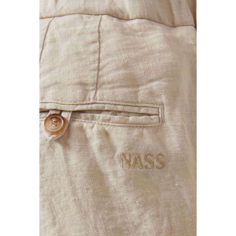 NASS - Portofino Pants in Linen Neutral