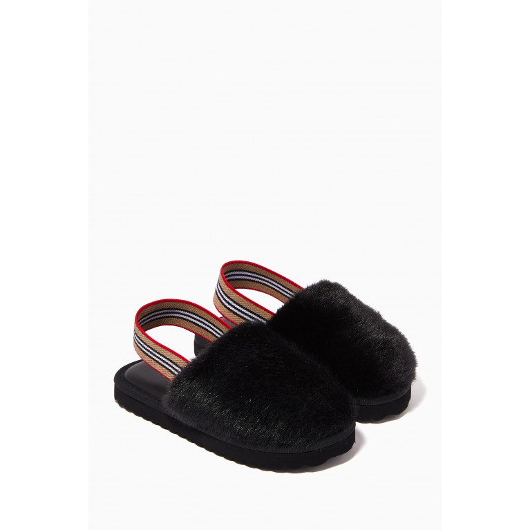Burberry - K1 Litherton Sandals in Fur