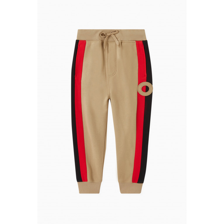 Burberry - Graphic Logo Sweatpants in Cotton